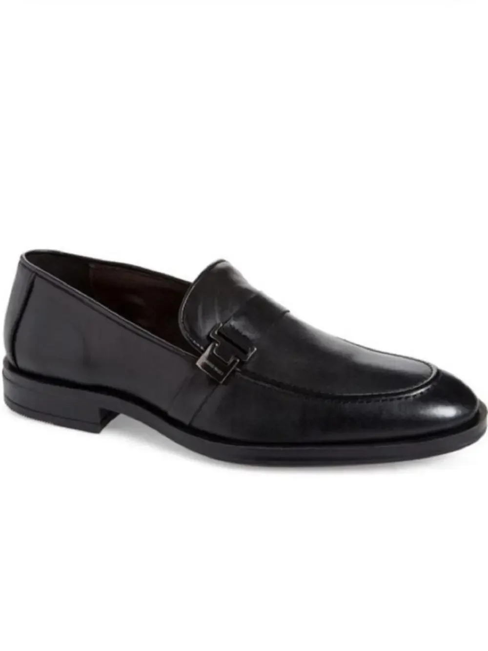 Bruno Magli Pablo Buckle Strap Loafer Size 9 New
